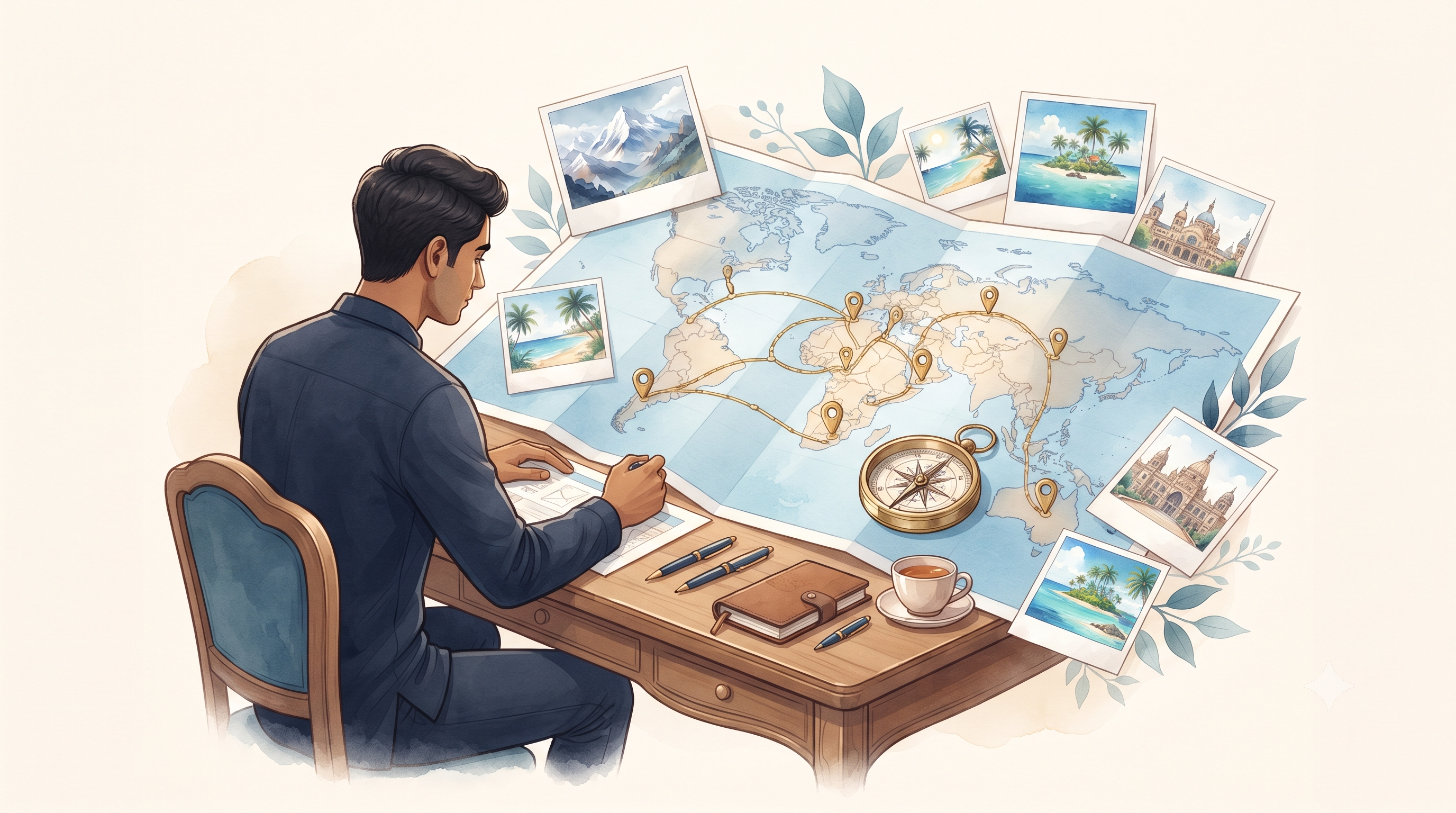 We Design Your Journey — Custom Route Map & Destinations